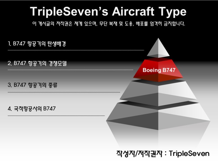 [TripleSeven/항공기] 보잉 B747 항공기와 관련한 이야기!