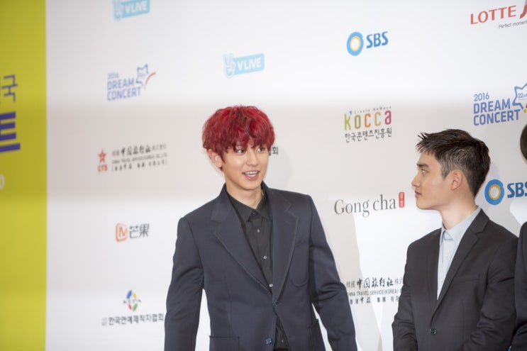  2016  드림콘서트 EXO 고화질 사진 레드카펫, 엑소, 엑소 포토월