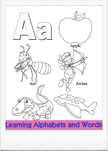 소중한 순간 알파벳 색칠공부