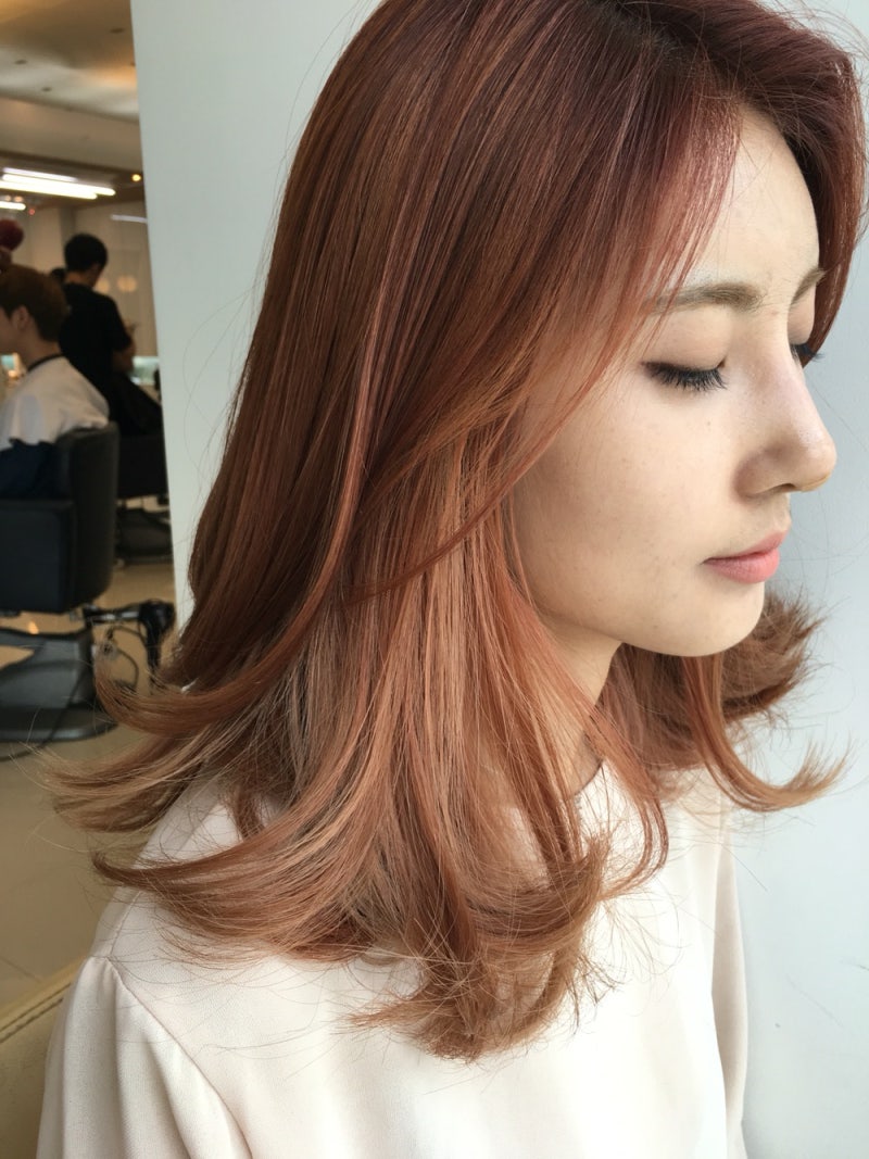 2016/2017 유행헤어컬러 스트로베리 옴브레 염색 BY 디자이너 예진 : 네이버 블로그, image size:800x1067