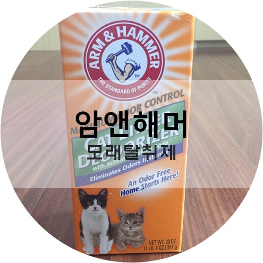 모래탈취제 추천 - 암앤해머 모래탈취제