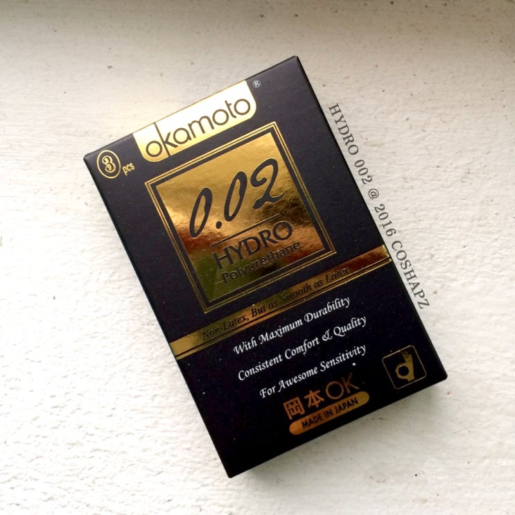 [오카모토]0.02 HYDRO POLYURETHANE(하이드로 폴리우레탄 0.02)/콘돔 후기/콘돔추천