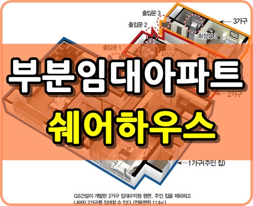  부분임대아파트와 쉐어하우스 임대시장의 새로운 발견