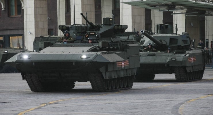 T-14, T-15 외에도 'Terminator-3'라 명명된 전투 차량이 러시아 'Armata' 계열 차량에 합류하게 될 것 ...