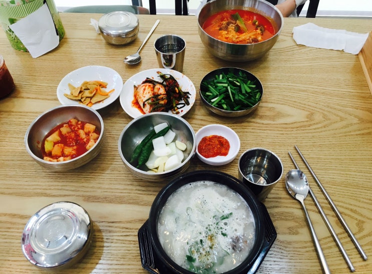 포항 유강 순대국밥, 육개장 맛집 "시골장터"