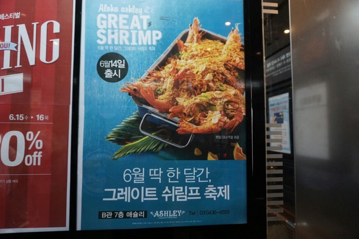 안산 고잔동 맛집 애슐리 W :: 6월 한달간 진행하는 새우축제 다녀왔어요!!