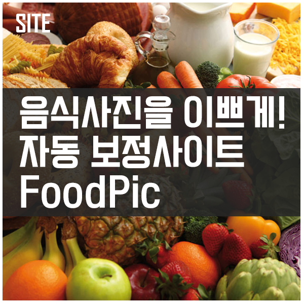 SNS에 쓰이는 음식사진을 이쁘게 자동 보정해주는 사이트 FoodPic