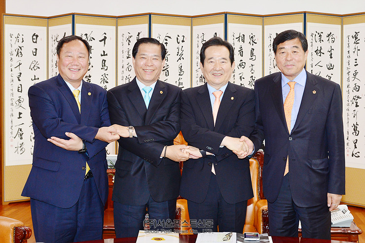박래학 서울시의회 <b>의장</b>, 정세균 신임 <b>국회의장 예방</b>