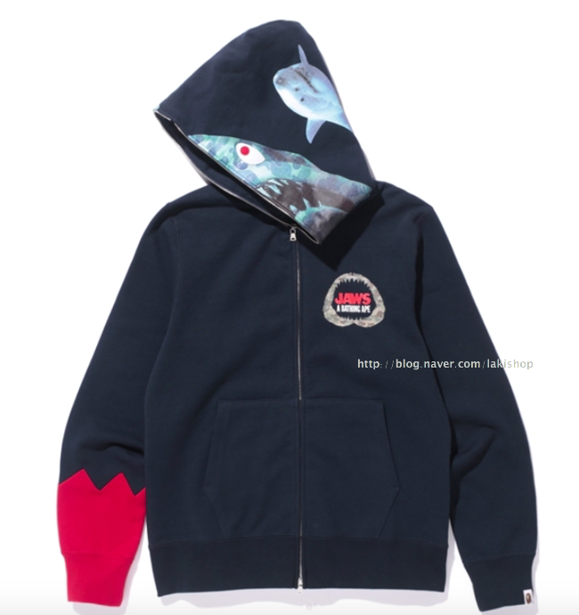 Bape jaws hoodie hotsell