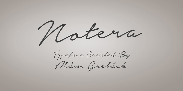 무료폰트 나눔 - 빈티지 필기체 (Notera) : 네이버 블로그