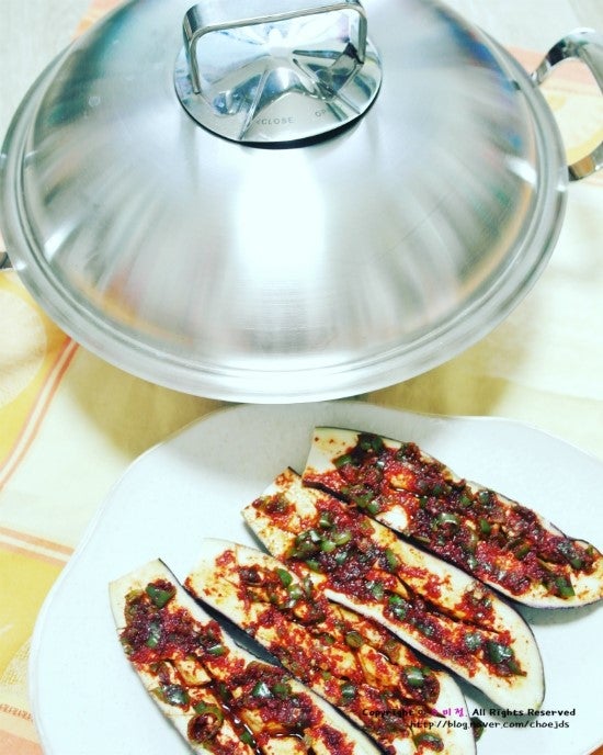 드림받은 에델코첸 찜기로 가지찜 만들기~