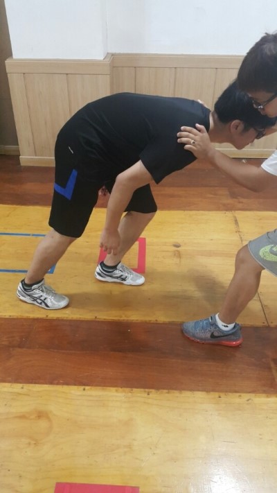  (송파구체대입시,강남구체대입시)-비바체대입시학원 왕복달리기 스타트와 자세교정수업
