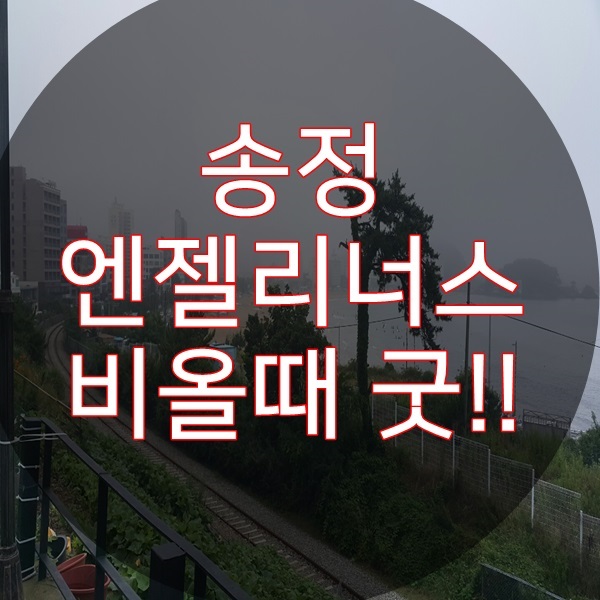  송정엔젤리너스 비 올 때 굿!!