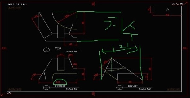 ATC2급 치수가 안 나와있을 때/치수가 없을 때 힌트 찾아서 그리는 방법 - 진남T : 네이버 블로그
