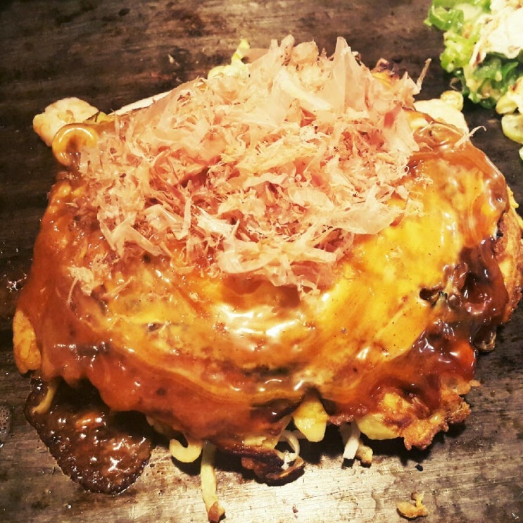  [일본여행] 오사카 맛집 아지노야! 오코노미야키/야키소바/네기야키