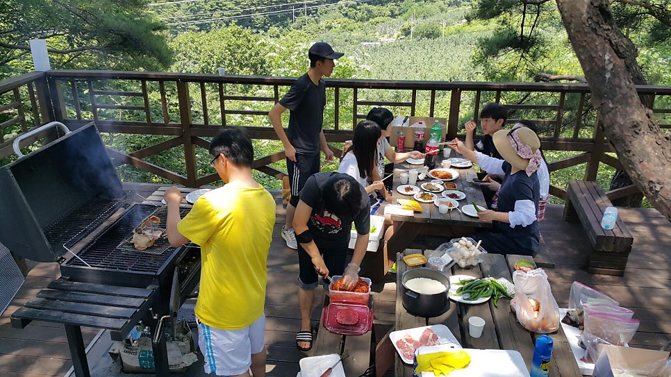 천등산 솟대가있는풍경 사진 6