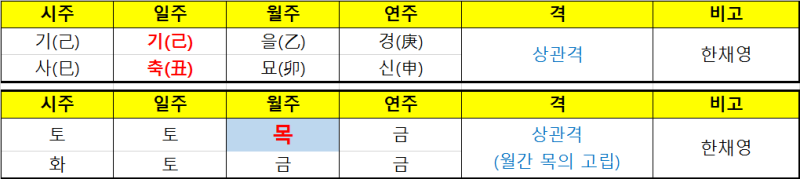 한채영 사주 - 기축일주여자 : 네이버 블로그 한채영 사주 - 기축일주여자 : 네이버 블로그