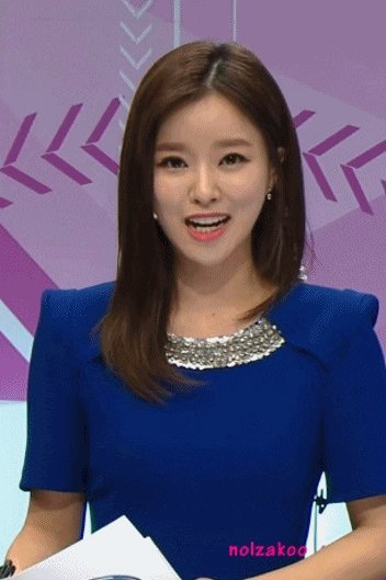 KBSN스포츠 이향 아나운서 아이러브베이스볼 방송 움짤