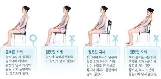 앉아서 허리가 아프면 집중하세요 10