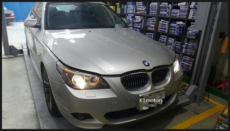  계기판 엔진경고등이 들어오고 엔진이 떨리는 BMW523I K1모터스 