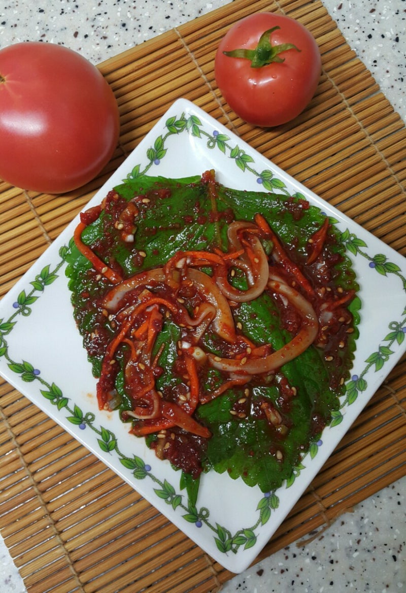 우리집 여름반찬 깻잎김치 황금레시피(초간단)