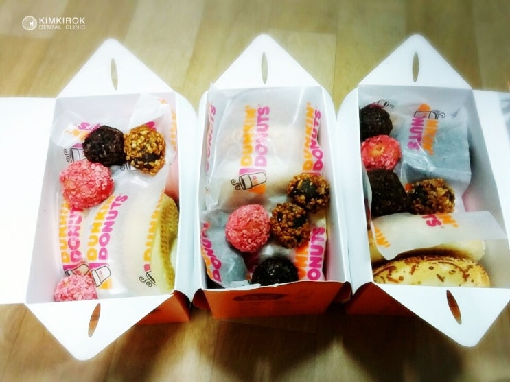 영통치과 : 김기록치과 선물! 임플란트 환자분 홍정욱님의 <던킨도너츠>
