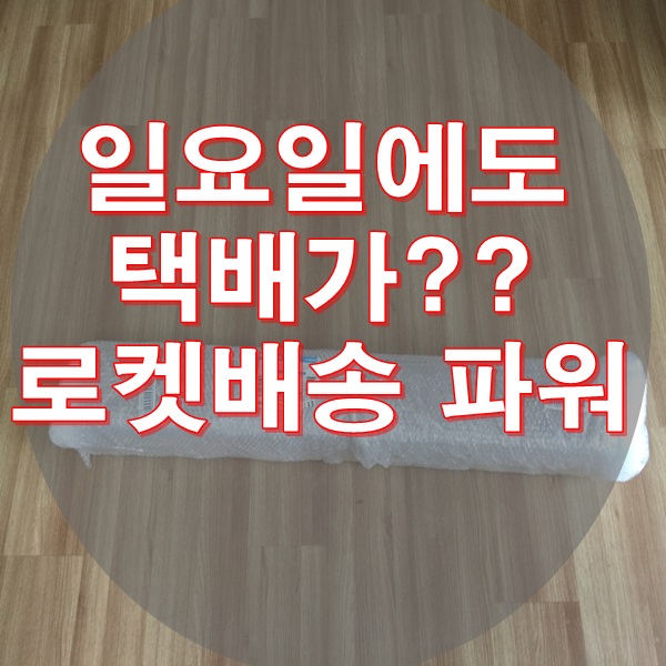  로켓배송의 힘? 일요일에도 택배가..