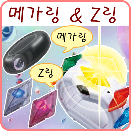  포켓몬스터 메가진화 메가링, Z링, 포켓몬 도감 완구