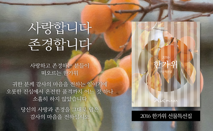  AK플라자 2016 한가위선물특집  7월28일~9월18일까지 행사