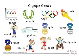 올림픽 워크시트 Olympic worksheet (+ song)