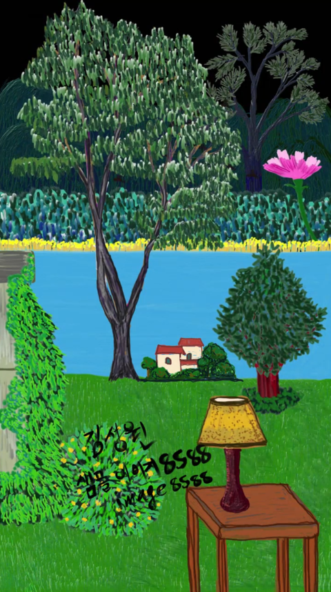  [작품] 나를위한정원(Garden for me)2014-7 [디지털액자, 시간회화]