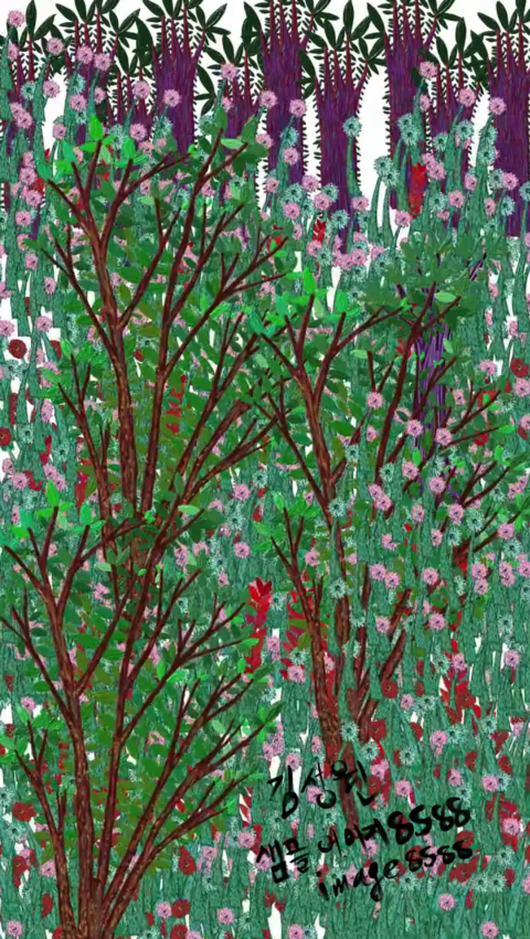  [작품] 나를위한정원(Garden for me)2014-4 [디지털액자, 시간회화]