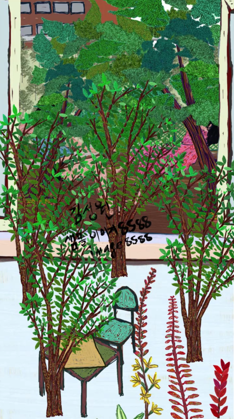  [작품] 나를위한정원(Garden for me)2014-3 [디지털액자, 시간회화]