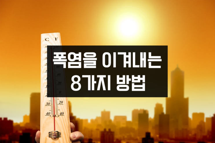 폭염을 이겨내는 의학적인 방법 8가지 폭염을 이겨내는 의학적인 방법 8가지