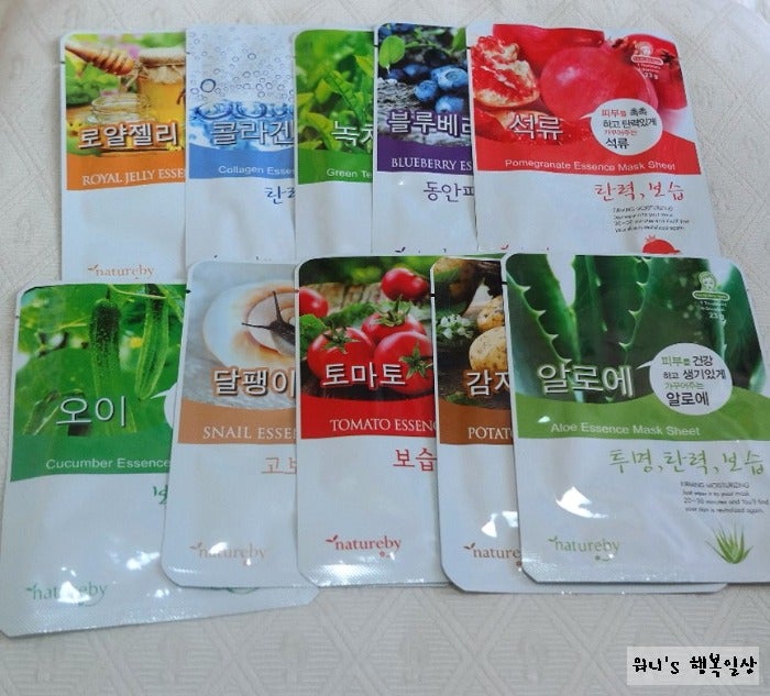 [가성비좋은마스크팩] 1일1팩 하기 딱인 네이처바이 마스크팩