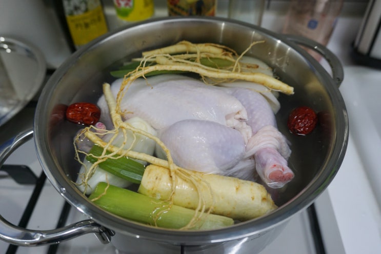 새댁요리, 여름 보양식, 말복 삼계탕 끓이기 :) 새댁요리, 여름 보양식, 말복 삼계탕 끓이기 :)