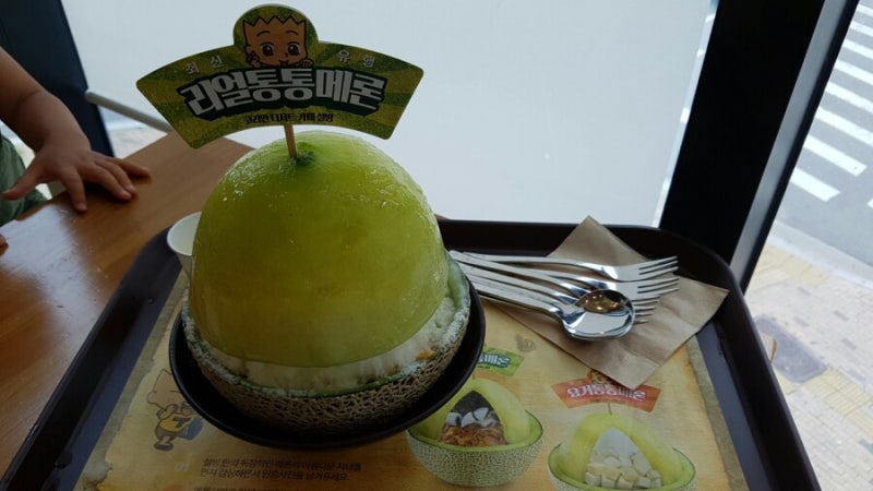 설빙 메론빙수 리얼통통메론 맛있다 ♩ : 네이버 블로그