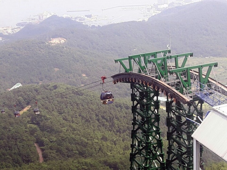 통영 한려수도 조망 케이블카 타고 미륵산 정상으로!