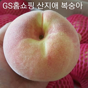 GS홈쇼핑 산지애 복숭아 2박스 주문했어요