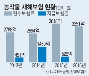 도덕적 해이 논란 농작물재해보험 손본다 - 피해액 조사 농민·조합 일임 대신 농협 담당자 현장실사 100%로