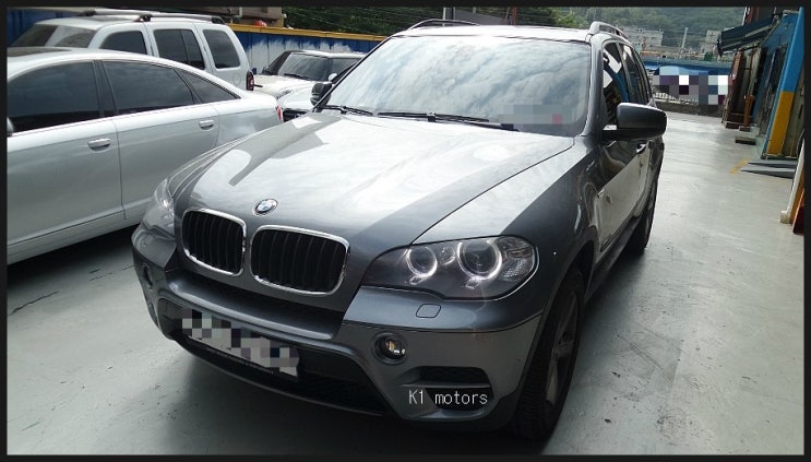 BMW X5 3.5I 운전석측만 에어컨 차가운 바람이 안나오는 아주 이상한 고장 수리 K1모터스