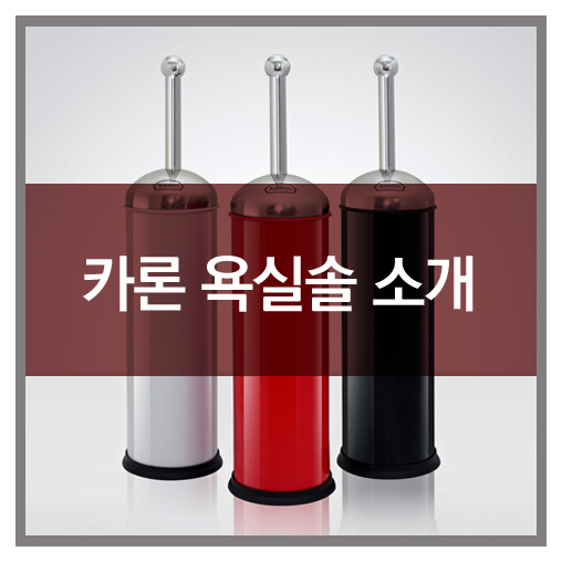  카론 인테리어 변기솔