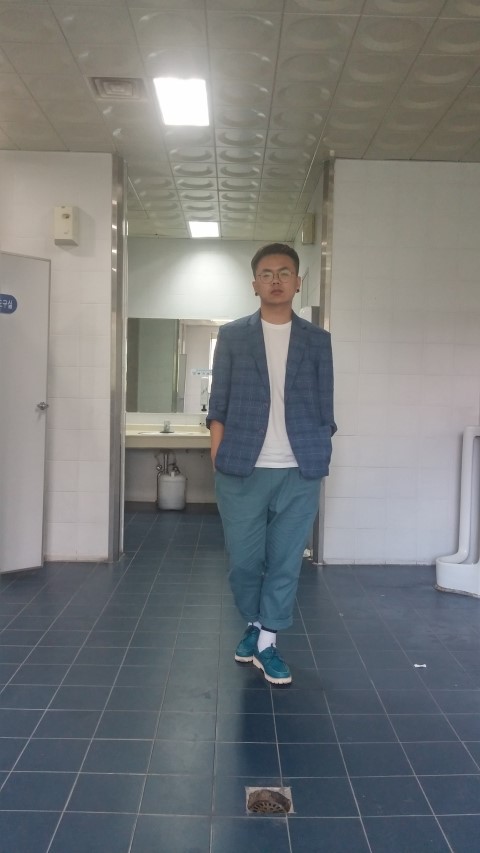  [데일리룩 #30] 블루 스트라이프 린넨자켓 & 블루로 댄디룩 코디하기