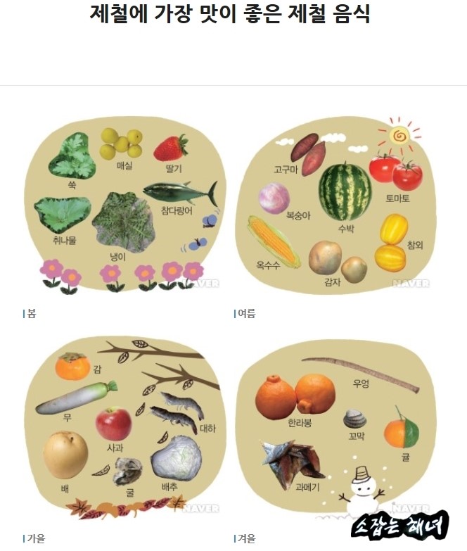 제철음식을 먹어야하는 이유 8월의 제철음식 뜻 : 네이버 블로그