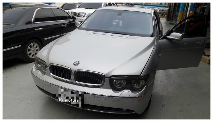 BMW 745LI 에어컨고장 수리 K1모터스 