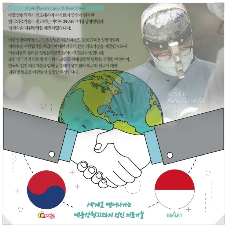  인도네시아 [ 비아뜨:BEART미용성형병원] 성형수술 지원협약 체결 소식