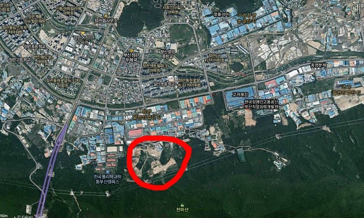  [정관신도시토지매매]정관토지매매 공업지역 인근 저지대 자연녹지 3천평 토지매매