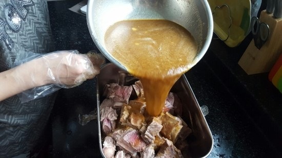 명절 제수용 음식 소갈비찜 재우기 양념 만들기 간단해요