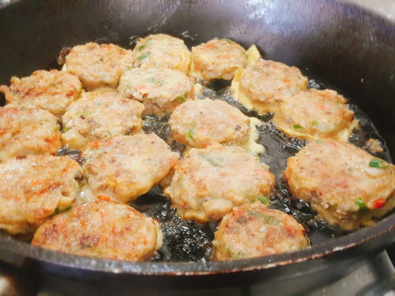 돼지고기 동그랑땡 만드는법 간장이한끗