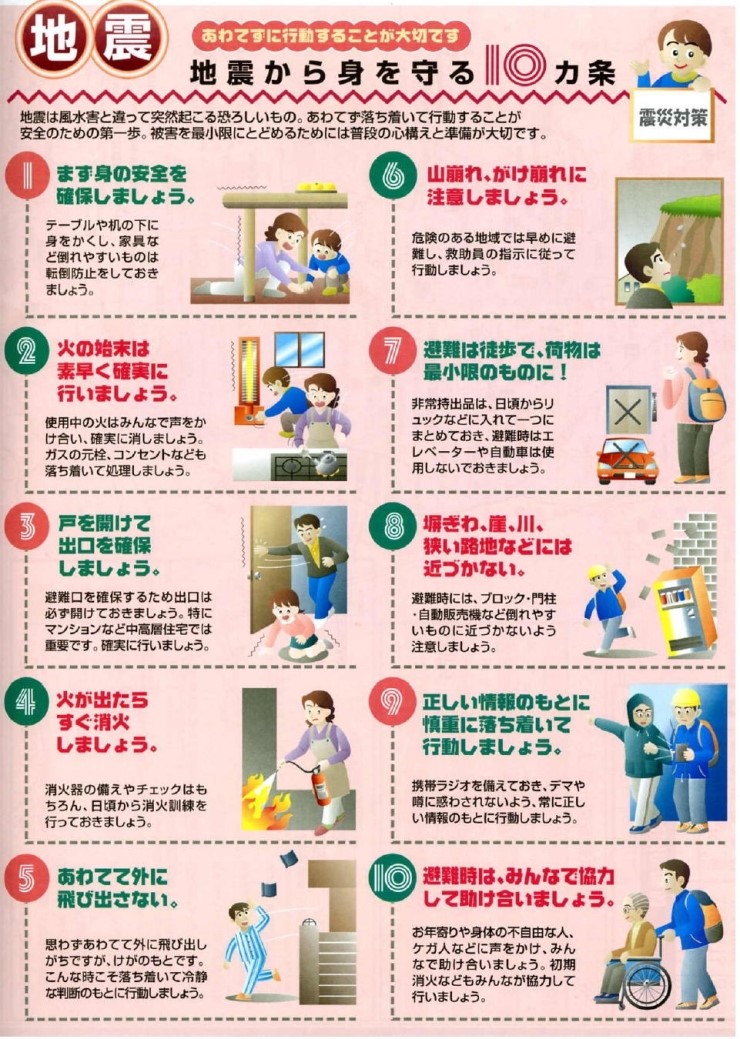 그림으로 알아보는 지진대비(3) 그림으로 알아보는 지진대비(3)